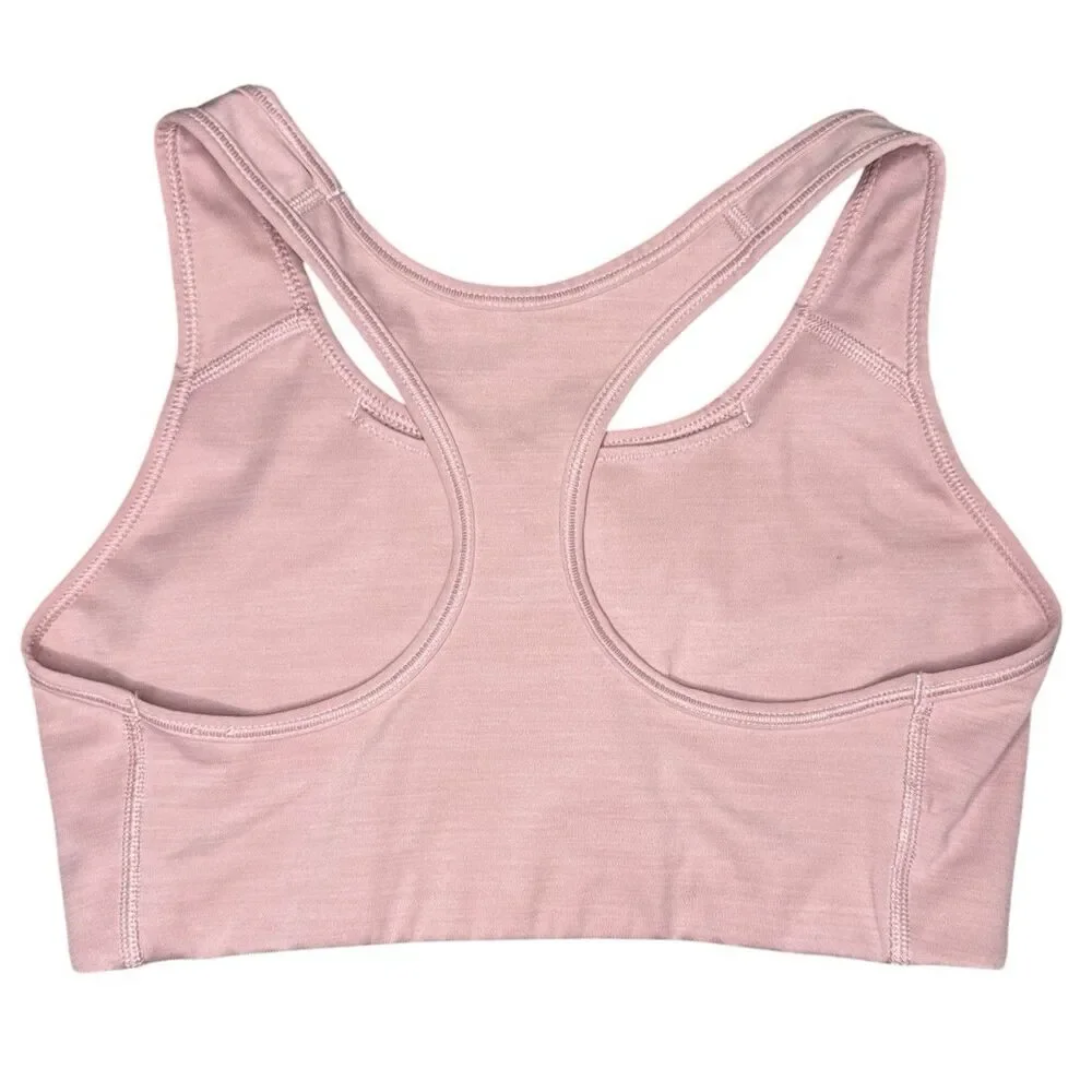 Nike Dri-FIT Sports Bra Women's M  Dusty Pink Racerback Athletic Workout